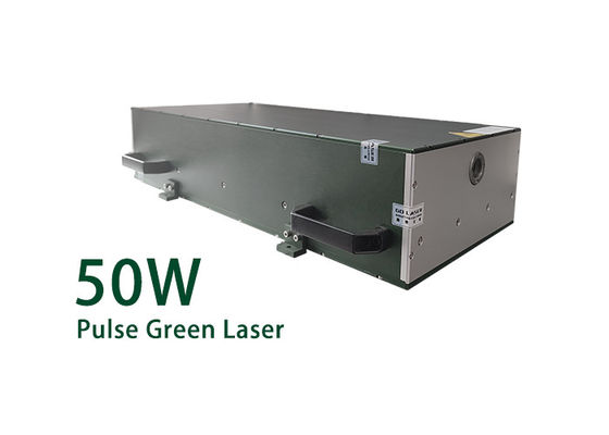 Lasers de fibra verde de nanosegundos de 50W Fuente láser de pulso único para el corte de marcado de micromecanización